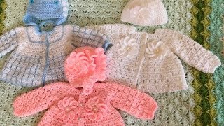 Crochet cardigan/Crochet Baby cardigan