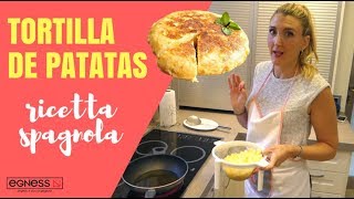 TORTILLA DE PATATAS | Ricetta spagnola tortilla patate - YouTube