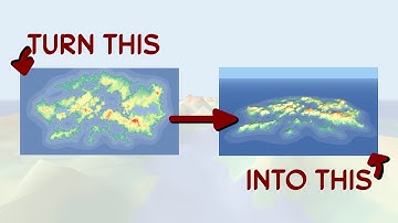 Turn your Heightmap into a 3D model (Works for Unity) | Worldbuilding