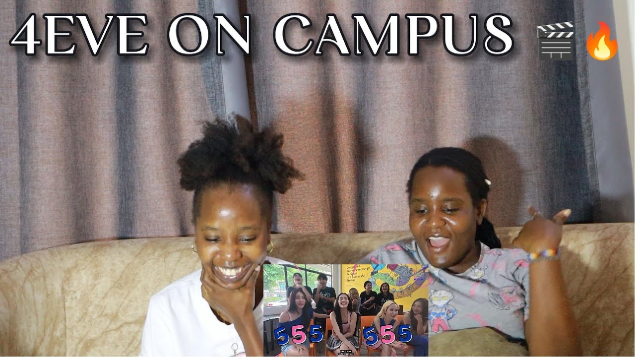 First Time Reaction 😱 4EVE Campus Tour VLOG by NIVEA EP.01