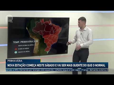 Primavera: nova estação começa neste sábado (23) e vai ser mais quente do que o normal | Canal Rural