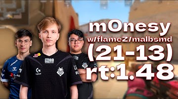 CS2 POV G2 m0nesy (21-13) w/flameZ/malbsMd rt:1.48 vs FACEIT (mirage) - FACEIT PRO DEMO