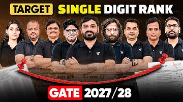 Target Single Digit Rank in GATE 2027/28 | Proven Strategy to Crack GATE CS/IT & DSAI