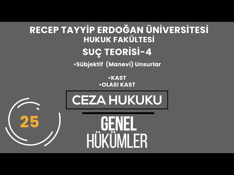 RTEÜ/CEZA HUKUKU/GENEL HÜKÜMLER/SUÇ TEORİSİ-4