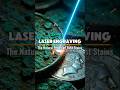 A single beam of light actually scared away decades of rust stains.#knowledge #didyouknow #laser