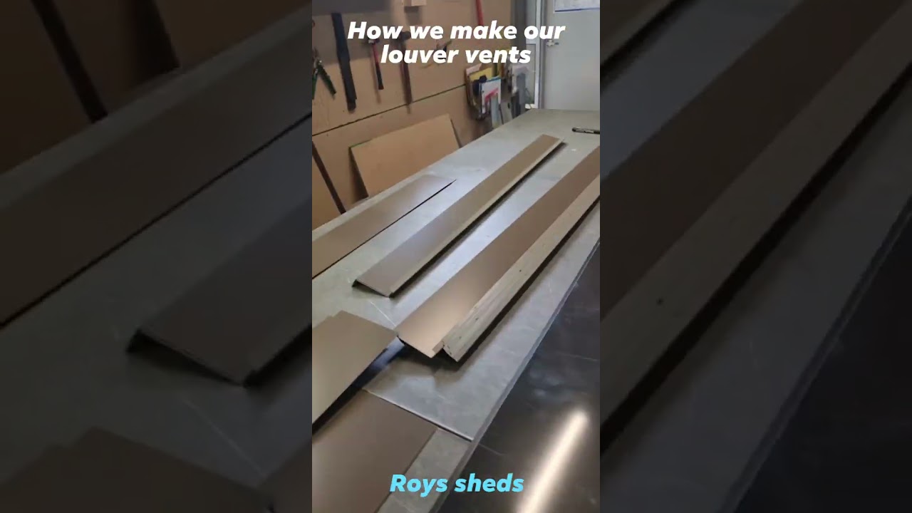 How we make custom louvers vents!