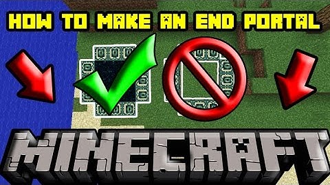 How To Build an End Portal in Minecraft (Properly)