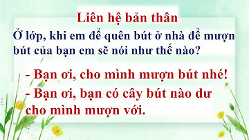 Tuần 22:  ĐẠO ĐỨC LỚP 2 BÀI: BIẾT NÓI LỜI YÊU CẦU, ĐỀ NGHỊ T2