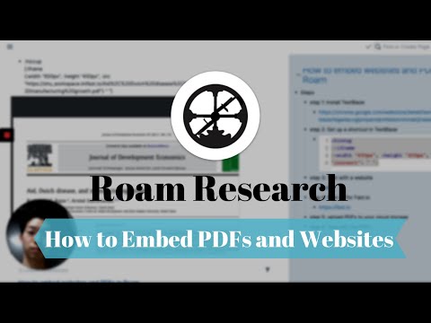 How to Embed Websites in Roam Research
