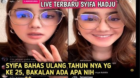 Full live terbaru syifa hadju, kalian wajib nonton nih