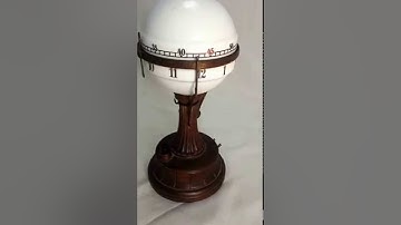 RARE AND UNIQUE ART DECO TABLE LAMP CLOCK, ROTATING , DRP GERMANY D.R.P. Deutche Reichs Patents  #2