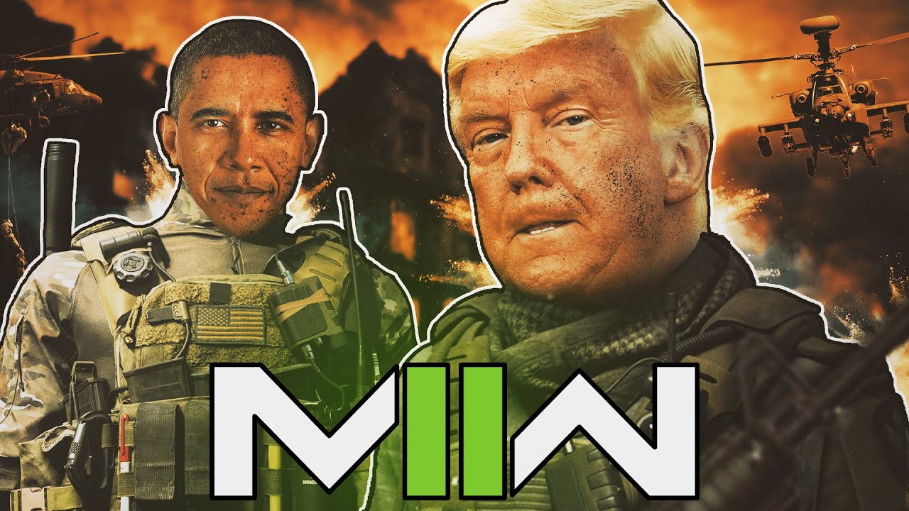 The Origin of the Trump Impression - MW2 Funny Moments