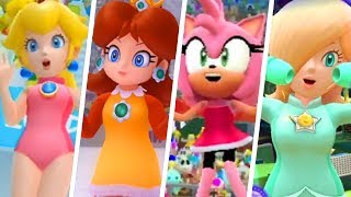 Evolution of Girls in Mario & Sonic at the Olympic Games (2007 - 2018)