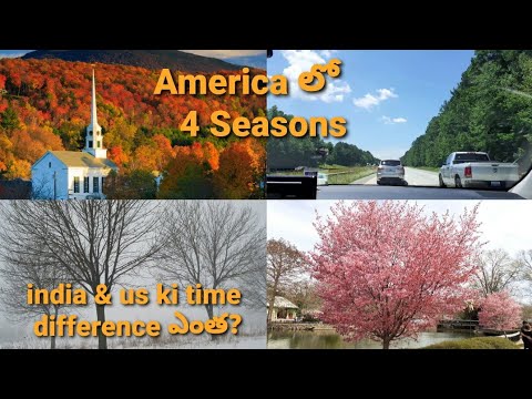 Time zones in usa Time difference between india and usa Seasons in usa Telugu vlogs from Usa