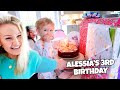 ALESSIA'S 3RD BIRTHDAY PARTY!