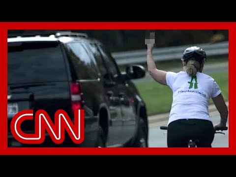 Woman who flipped off Trump motorcade wins election