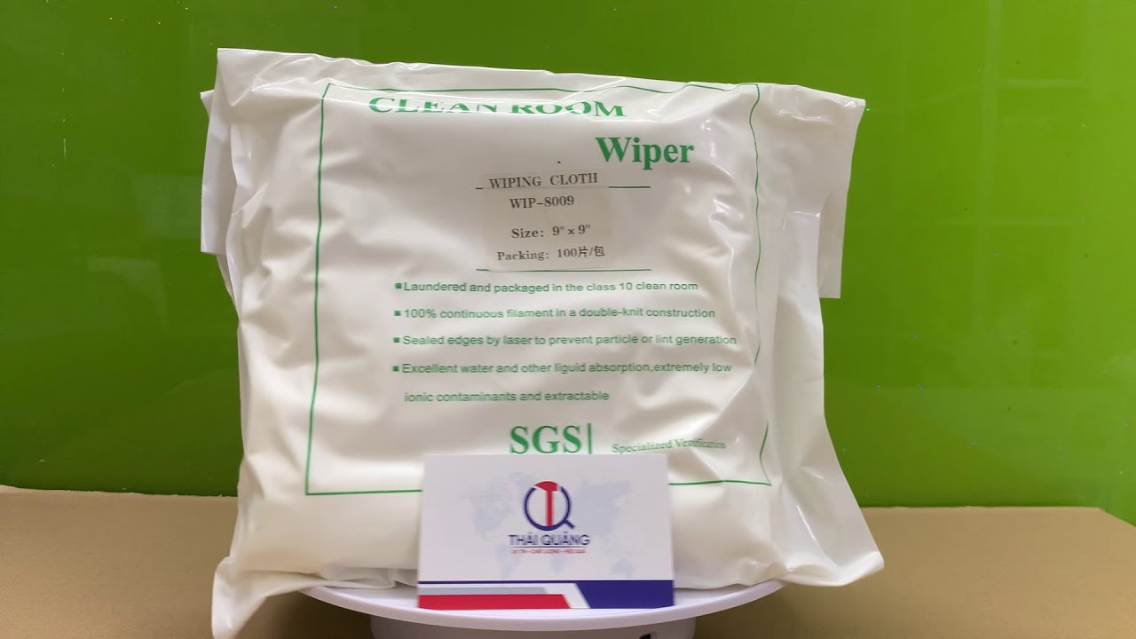 Tổng Quan Về Khăn Lau Phòng Sạch 8009 / WIP-8009 class 10 (Cleanroom ...