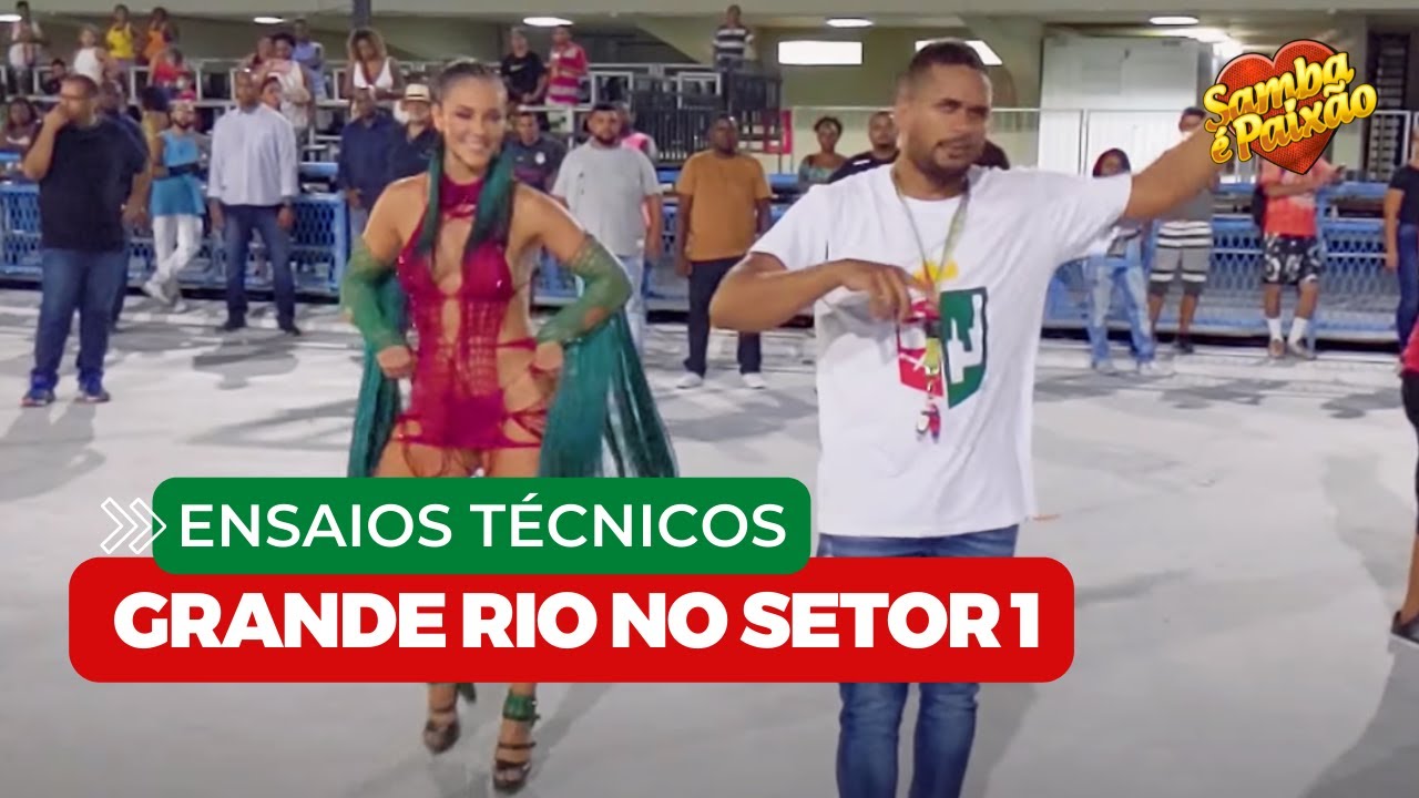 SéP Visita #39 | Paola Oliveira samba com a Bateria da Grande Rio em ensaio para o Carnaval 2022