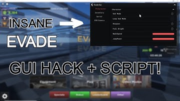 INSANE EVADE GUI HACK + SCRIPT! | GODMODE, WALKSPEED, JUMP POWER AND LOTS MORE! (2022) (PASTEBIN)
