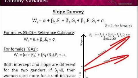Econometrics - Dummy Variables