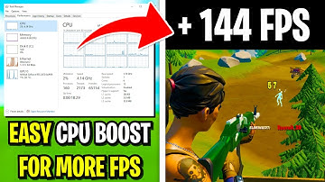 How To Boost CPU Speed For Gaming! ✅ (Boost FPS & Fix Stutters)