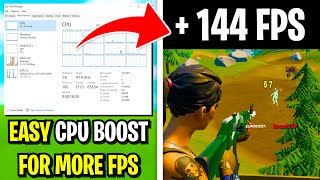 How To Boost Cpu Speed For Gaming Boost Fps & Fix Stutters