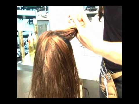 How to cut Long-layered Haircut for a lady - YouTube