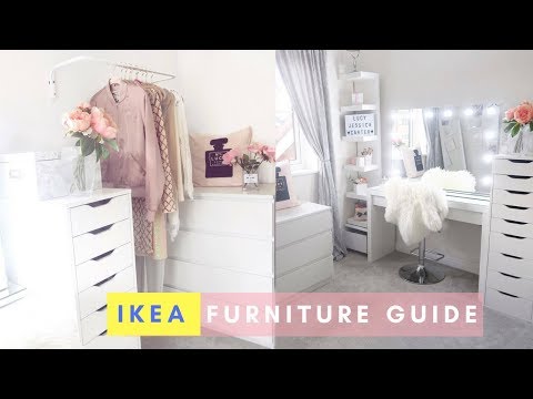 Video: Ikea Dressing Table (38 Photos): White Models With Lighting And A Mirror For The Bedroom, Tables From The Malm Series In The Interior