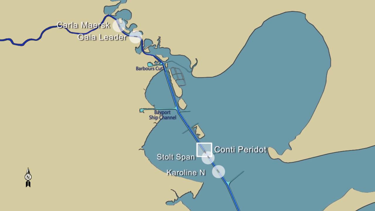 Collision between Bulk Carrier CONTI PERIDOT and Tanker CARLA MAERSK