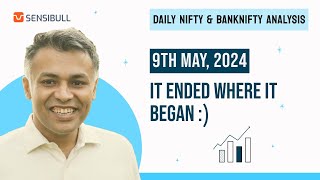 NIFTY and BANKNIFTY Analysis for tomorrow 9 May