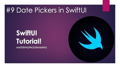 How To Use Pickers in SwiftUI (2019)