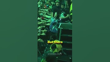 Billie Eilish got ATTACKED by fan in the crowd!