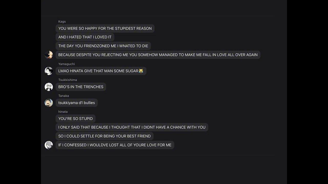 Haikyuu texts (Freaky Edition)