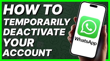 How To Temporarily Deactivate Your WhatsApp Account Without Deleting It? (2024)