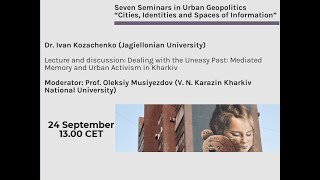 UkrGeopol Seminars. Dr. Ivan Kozachenko lecture