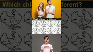 Can Spot the Odd Chicken Out! 🐔 Can You Beat This Riddle? #ChickenRiddle