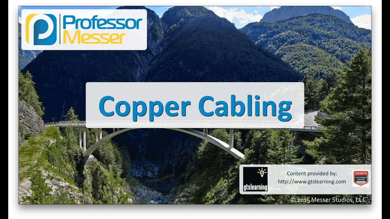 ⁣Copper Cabling - CompTIA Network+ N10-006 - 1.5