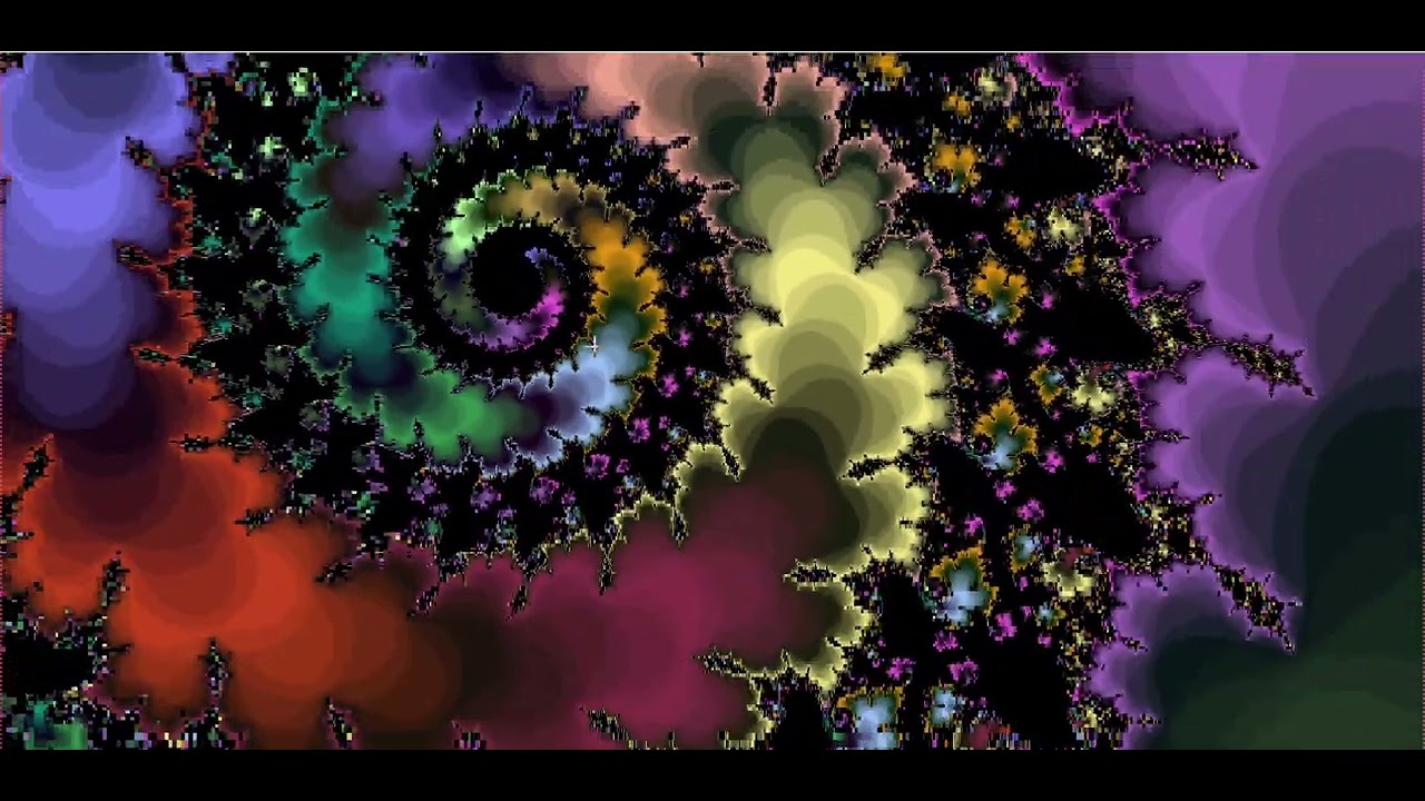 zooming in to the mandelbrot set 5 - YouTube