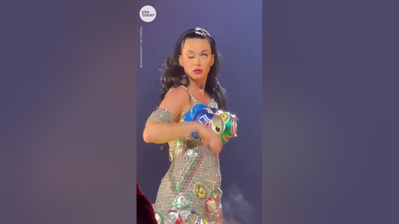 Katy Perry goes viral for mid-concert eye ‘glitch’ | USA TODAY #Shorts