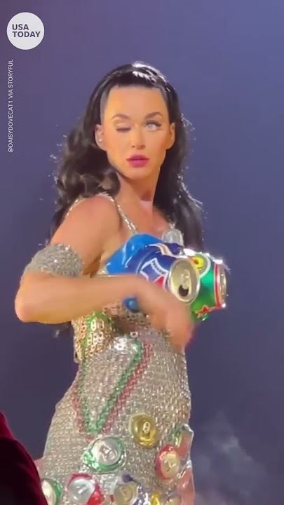 Katy Perry goes viral for mid-concert eye ‘glitch’ | USA TODAY #Shorts