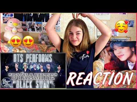 Reaction to BTS  Dynamite  &  Black Swan  Live Performance in JIMMY FALLON