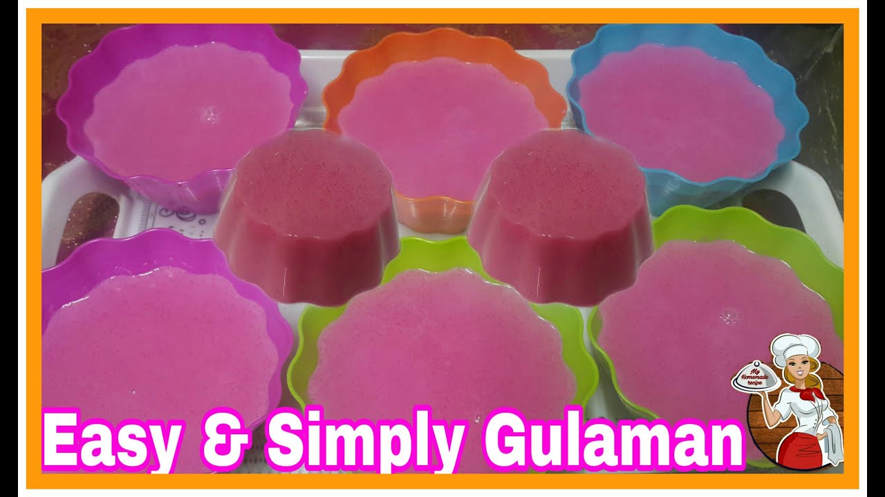 GELATINE OR GULAMAN DESSERT/My homemaderecipe. YouTube