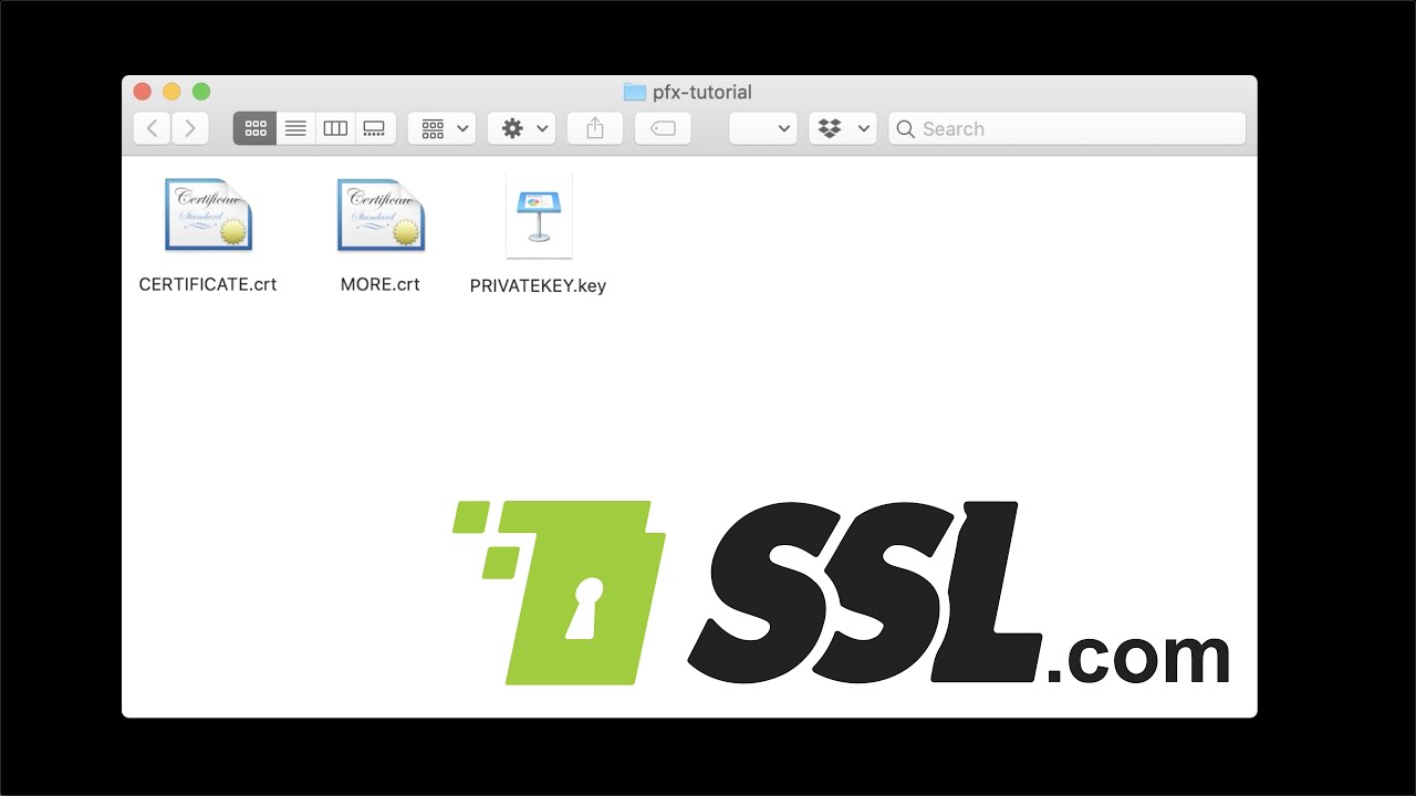 Create a PKCS#12/PFX File with OpenSSL - YouTube