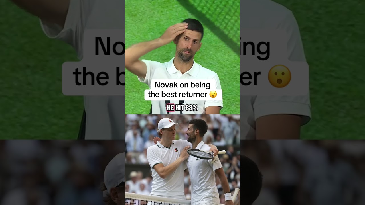 Jannik Sinner’s serve was ON FIRE vs. Novak Djokovic 😮💨
