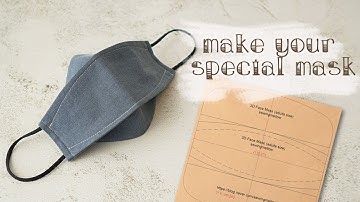 마스크패턴(어른,어린이)/필터 교체용 입체 마스크 만들기/3D Face Mask replaceable filter/MASK PATTERN(adult, child)