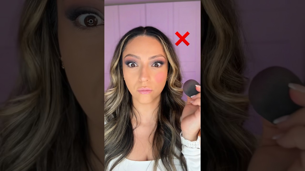 Blush placement hack- instant Cheeklift😍 