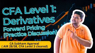 CFA Level 1 | Derivatives | Pricing of Forward Derivative | Questions | English | CA Subham Agarwal