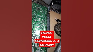 dynatech V5000 SERVICEING ch2 complaint no sound......part 1