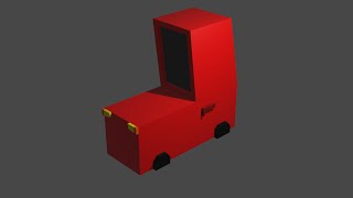 Blender One Cube Tutorial: Cartoony Car screenshot 5