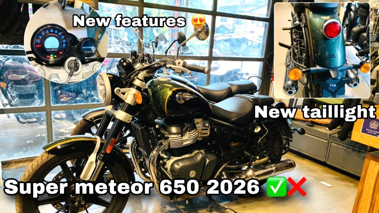 2026 Royal Enfield Super Meteor 650 latest update review & walkaround | 2026 meteor 650 full review